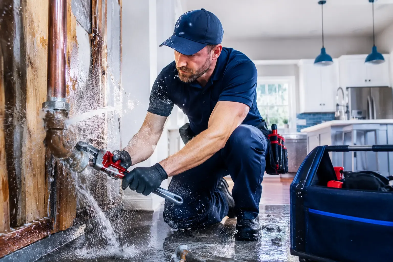 Local emergency pipe repair professionals in Holly Springs, NC
